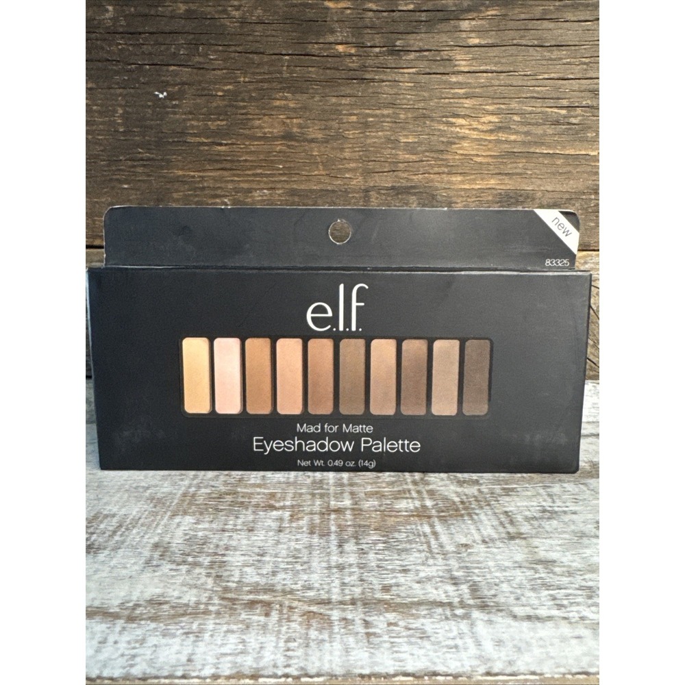 e.l.f. Mad for Matte Eyeshadow Palette 10 Shades Nude Neutral